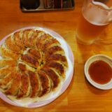 【東北グルメ】円盤餃子（福島県福島市）～一皿に20個ほどの餃子が円盤状に。福島市内のローカルフード。